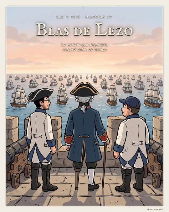 Portada del cómic Blas de Lezo