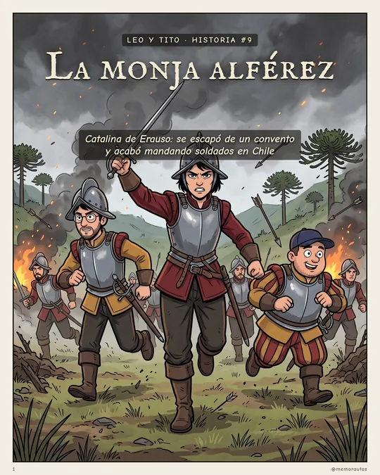 Portada del cómic La monja alférez